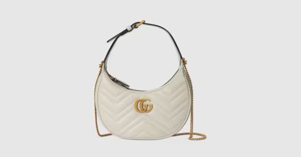 GG Marmont half-moon-shaped mini bag | Gucci (US)
