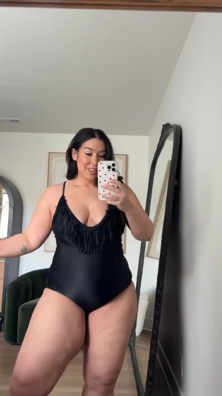 This fringe one piece swimsuit is so cute, fun & flattering! -
-
-
Aerie, Midsize, Midsize OOTD, Denim shorts, Spring OOTD, Summer OOTD, Curvy fashion, Midsize denim, Swim, One-piece, Midsize Swim @Aerie 

#LTKTravel #LTKMidsize #LTKSwim