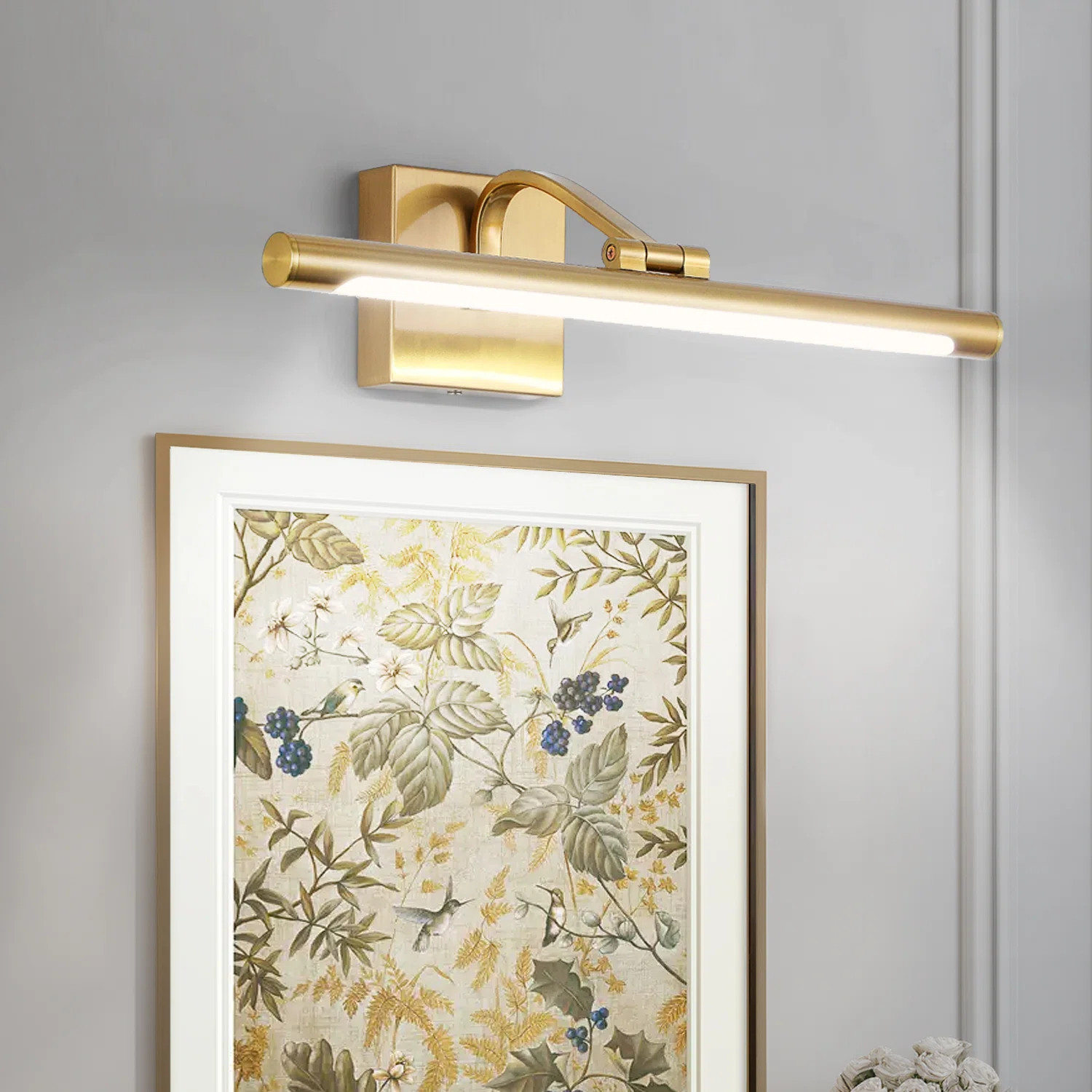 House of Hampton® 1-Light Dimmable LED Picture Light with Adjustable Color Temperature (3000K/40... | Wayfair North America