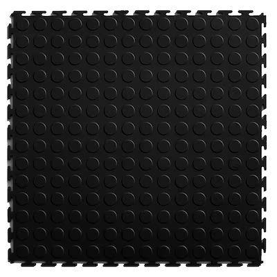 Blue Hawk  Black 20.5-in x 0.25-in Vinyl/Plastic Tile Gym Flooring (2.7-sq ft) | Lowe's