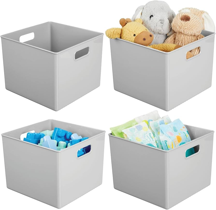 Mdesign Plastic Storage Bin | Amazon (US)