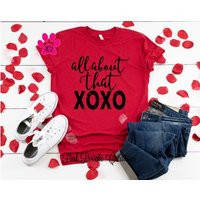 xoxo Valentines Day Shirt Soft Cotton Unisex Top | Etsy (US)