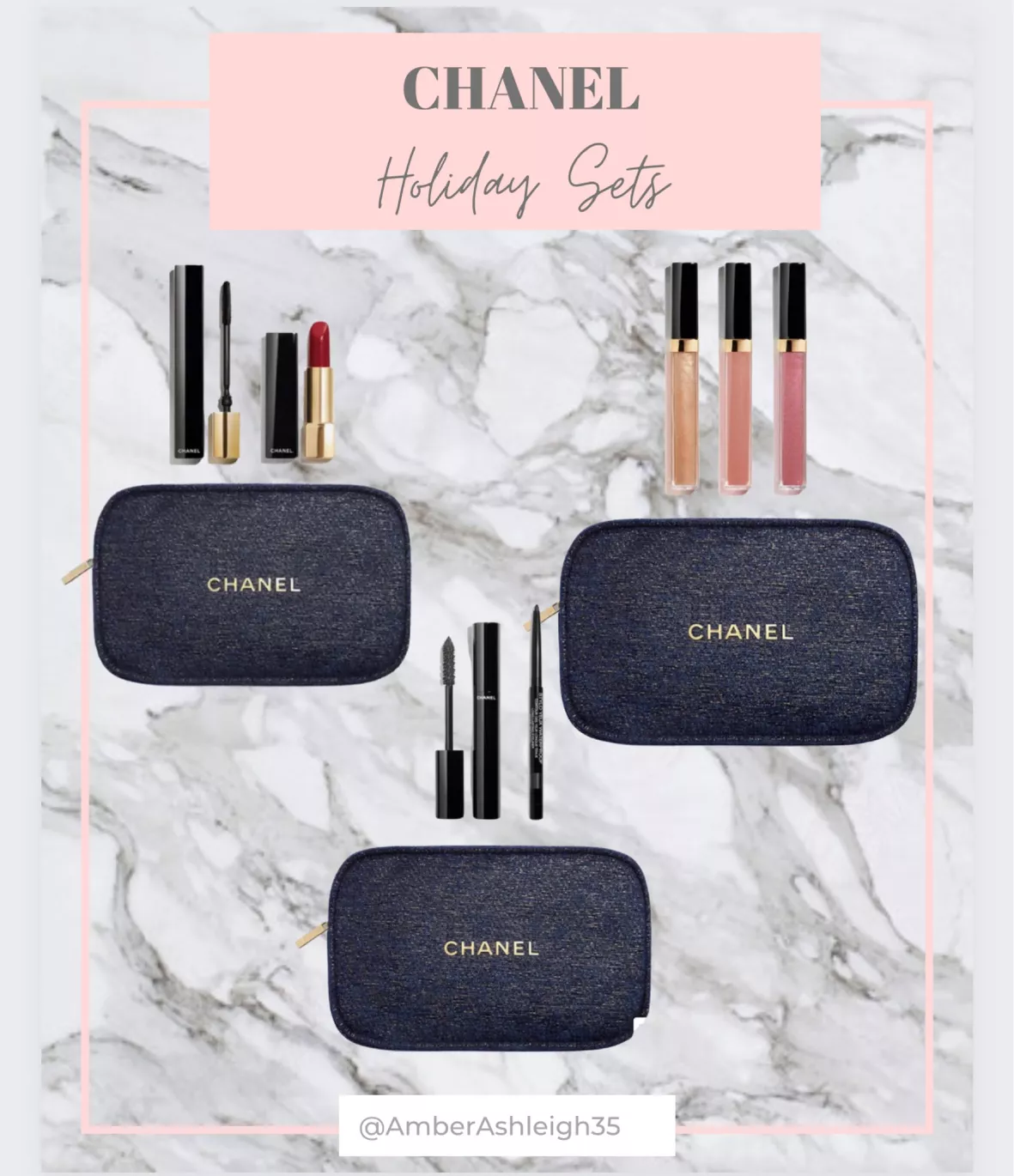 CHANEL, Makeup, Nib Chanel 222 Limited Edition Sheer Genius Lipgloss Trio Holiday  Gift Set