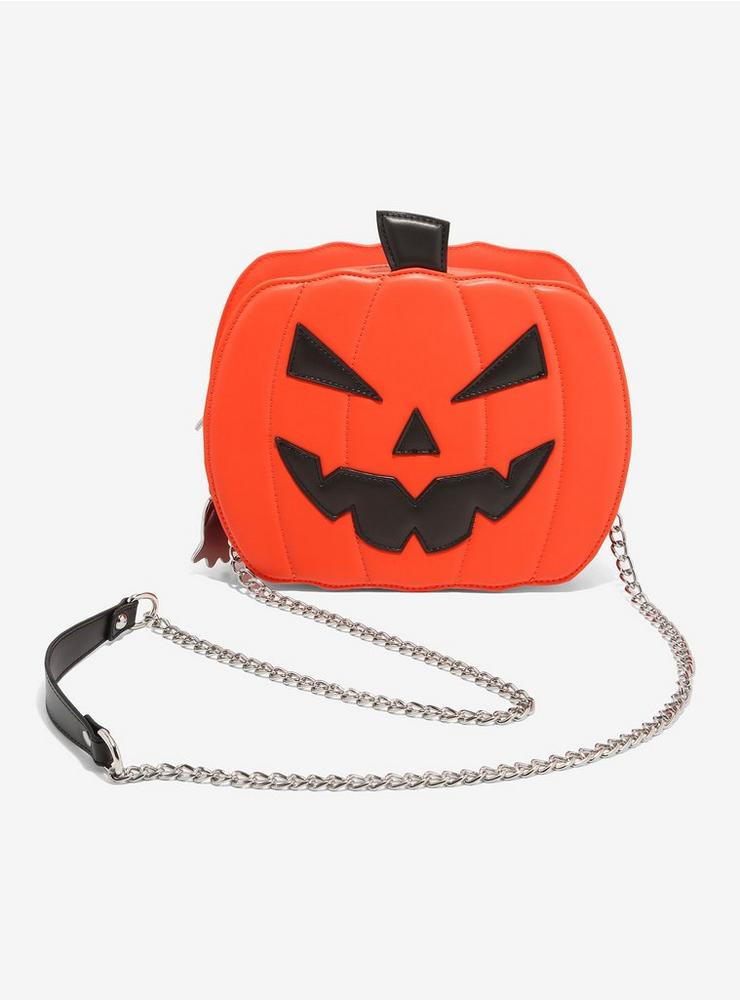 Jack-O'-Lantern Figural Crossbody Bag | Hot Topic