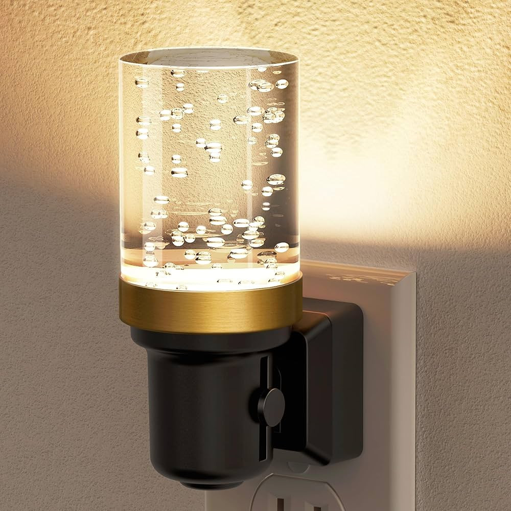 JandCase Night Light, Dimmable Night Lights Plug into Wall, Auto On/Off Light Sensor Nightlight, ... | Amazon (US)