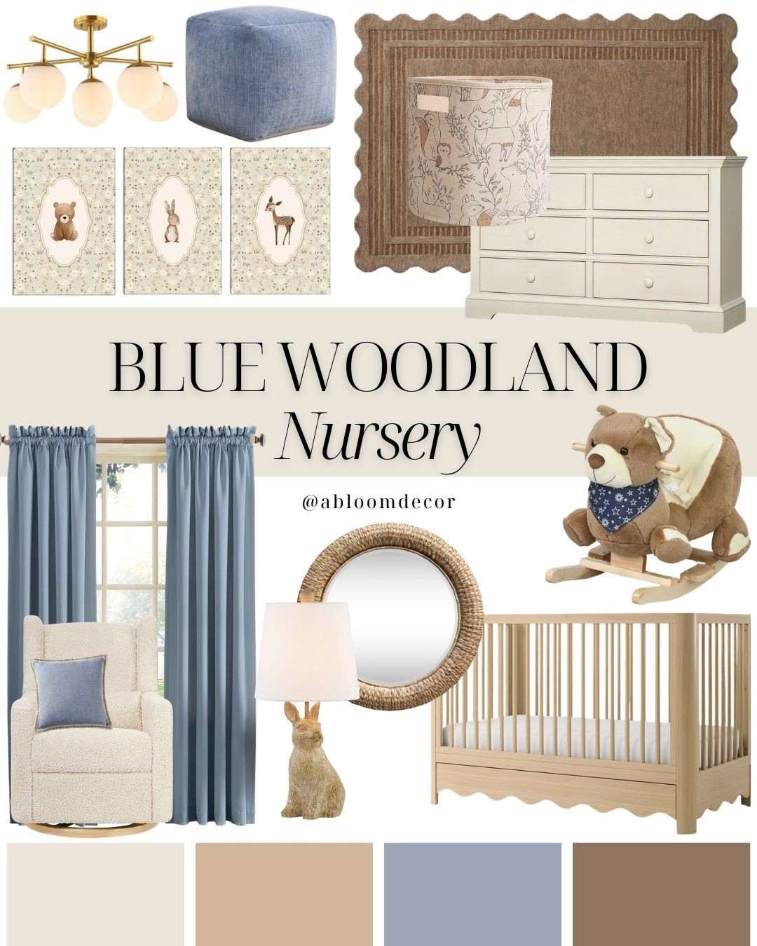 Blue Woodland Nursery Decor Ideas!

#LTKHome #LTKBump #LTKBaby