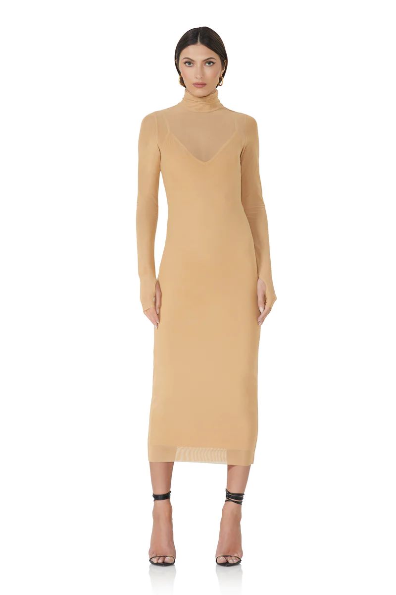 Shailene Dress - Nude | ShopAFRM