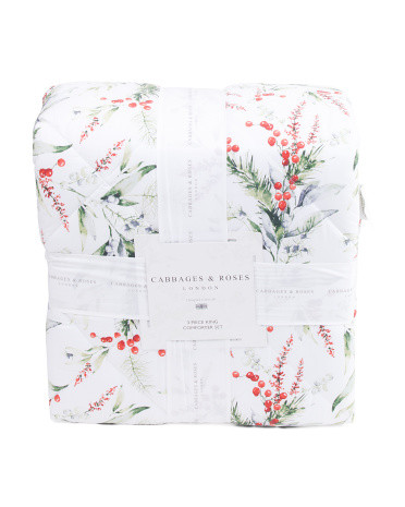 Christmas Foliage Comforter Set | TJ Maxx