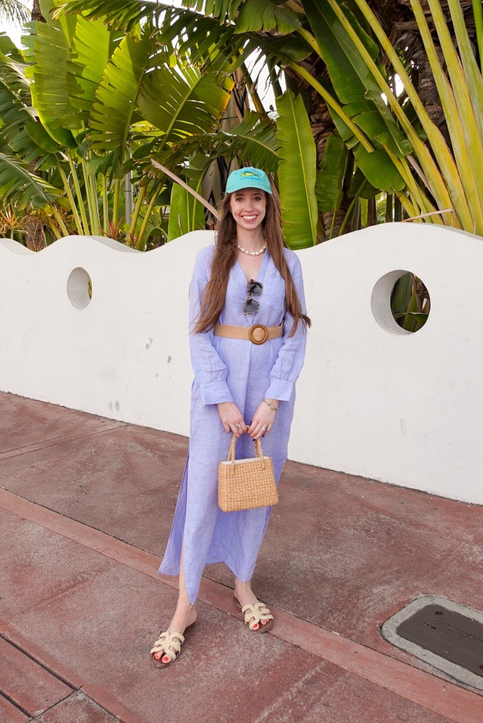 Beach vacation outfit! 

Summer outfit 
Blue linen maxi dress raffia belt raffia bag raffia sandals 

#LTKSeasonal #LTKFindsUnder100 #LTKStyleTip