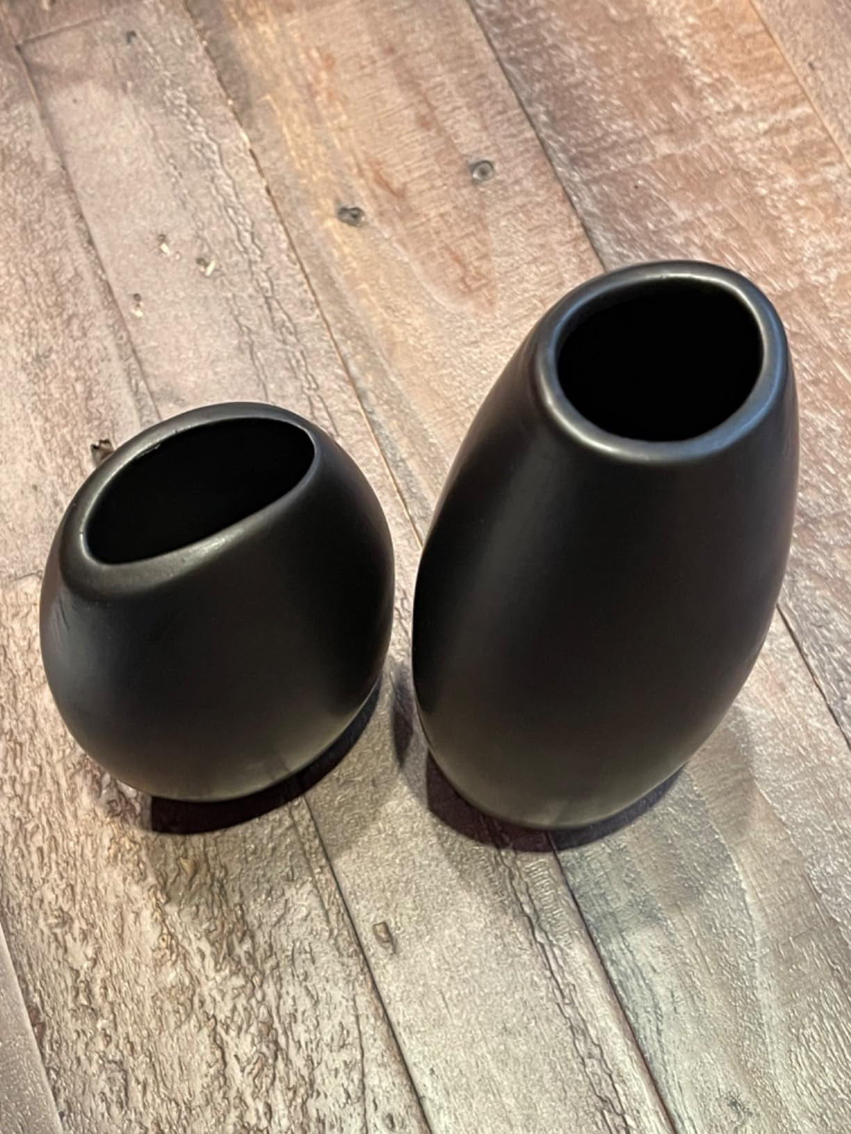 Sullivans Black Vase Set, Modern Home Decor, Ceramic Vases for Home Decor, Black Vases for Fake o... | Amazon (US)