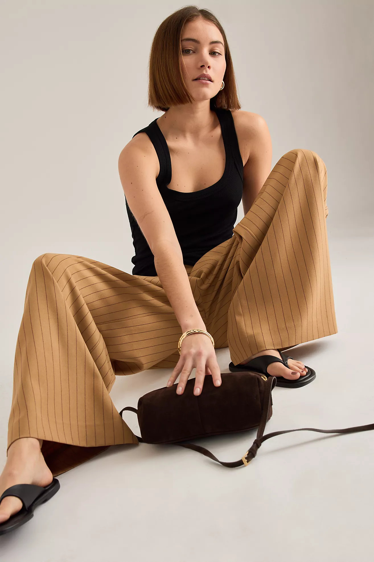 By Anthropologie Ribbed Scoop Tank Top | Anthropologie (UK)
