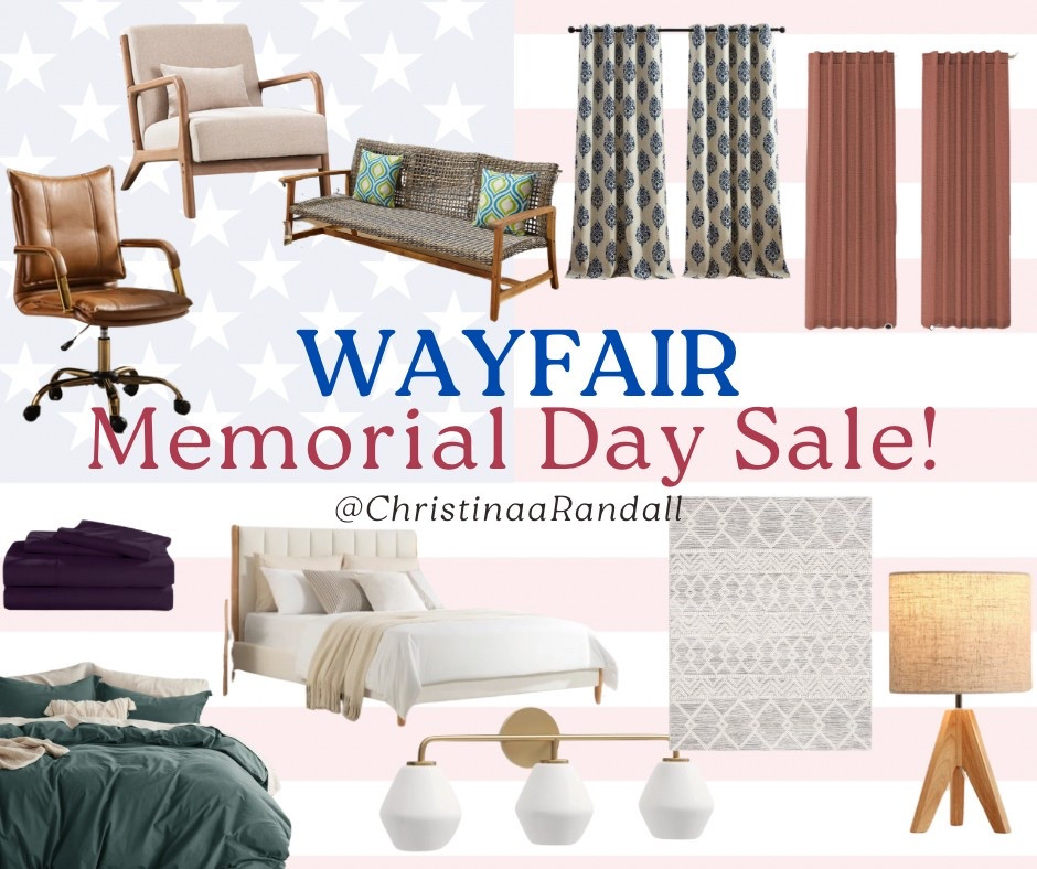 You do not want to miss Wayfair’s Memorial Day sale!! Indoor and outdoor furniture, rugs, bedding, lighting, decor and more are all up to 70% off! This is a great sale for finding some new favorites or even totally redecorate a space in your home or office! Check out some of these amazing deals before they run out! 

#LTKFamily #LTKHome #LTKSaleAlert