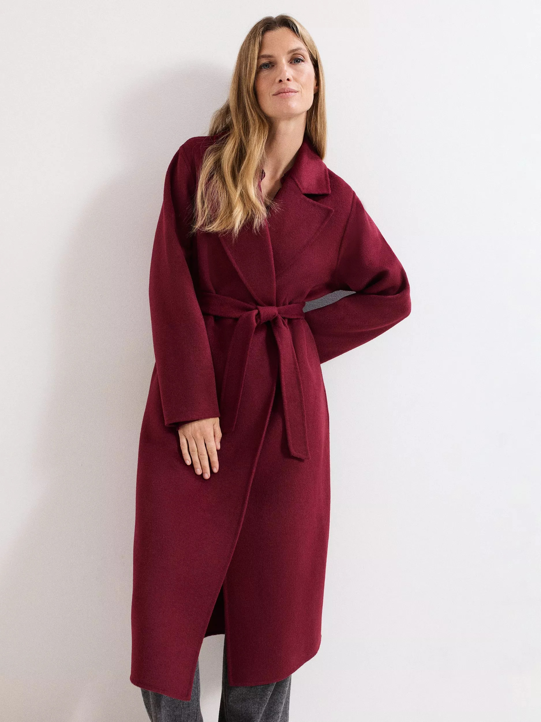 Phase Eight Darcy Wrap Long Coat | John Lewis (UK)