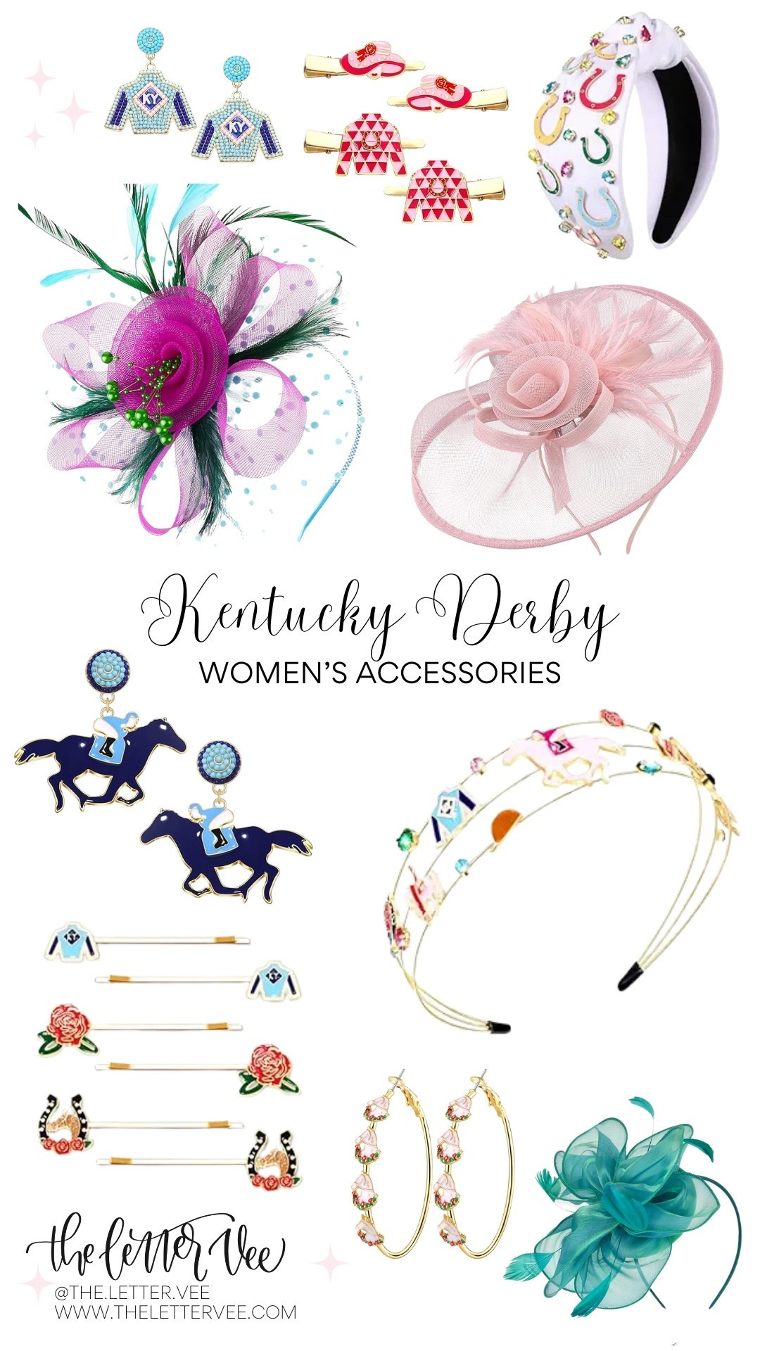 Kentucky Derby Women’s Accessories 

Derby jewelry / fascinators / derby hat / derby headband 

#LTKSeasonal