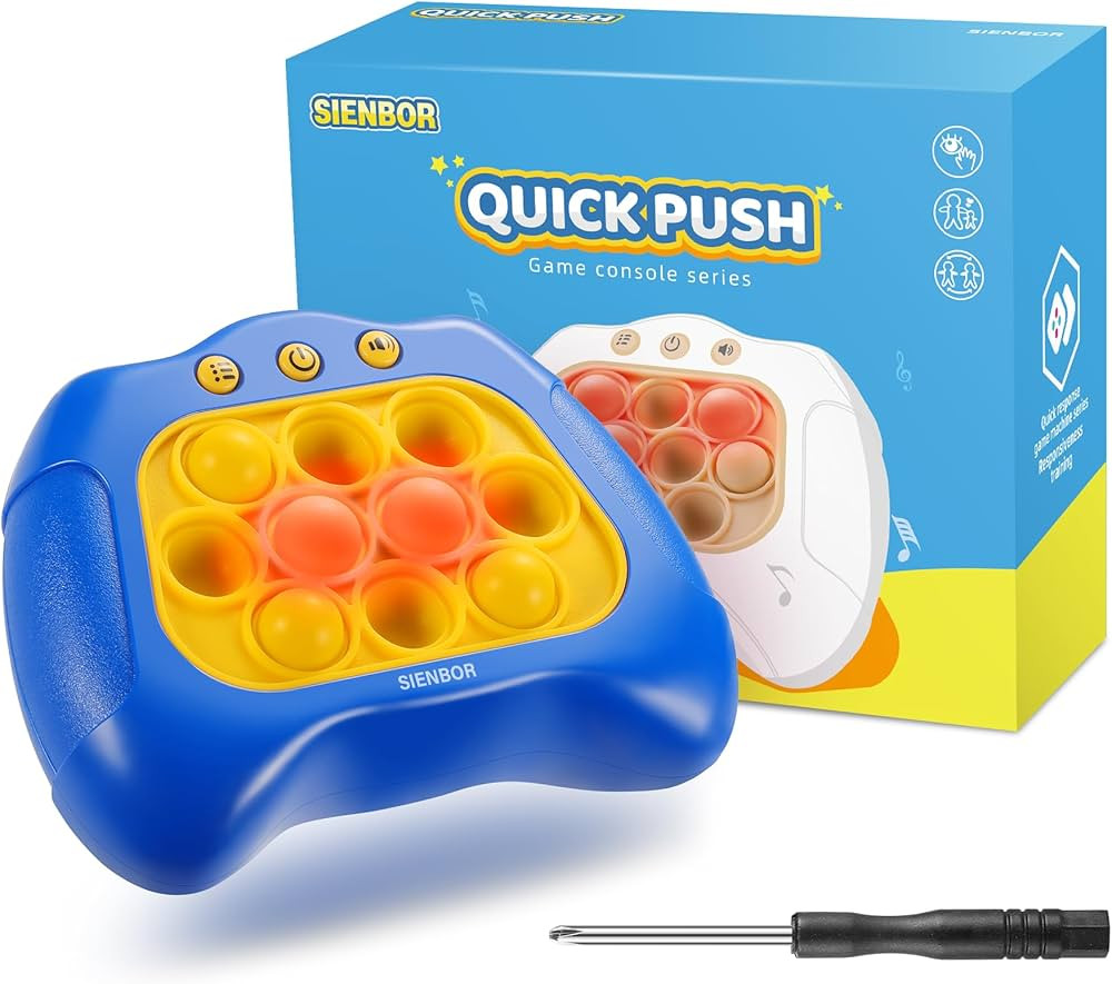 Quick Push Game Console ,4 Modes Games, A Toy Game Machine That Exercises Reaction Ability and Im... | Amazon (US)