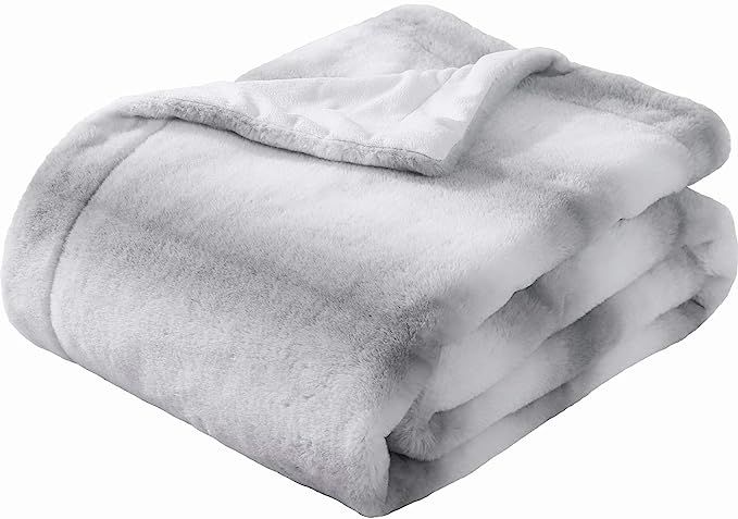 Sedona House Faux Fur Throw Blanket - Super Soft Fuzzy Faux Fur Cozy Warm Fluffy Beautiful Plush ... | Amazon (US)