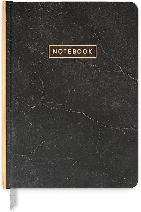 DesignWorks Ink Bound Personal Journal, Black Marble | Amazon (US)