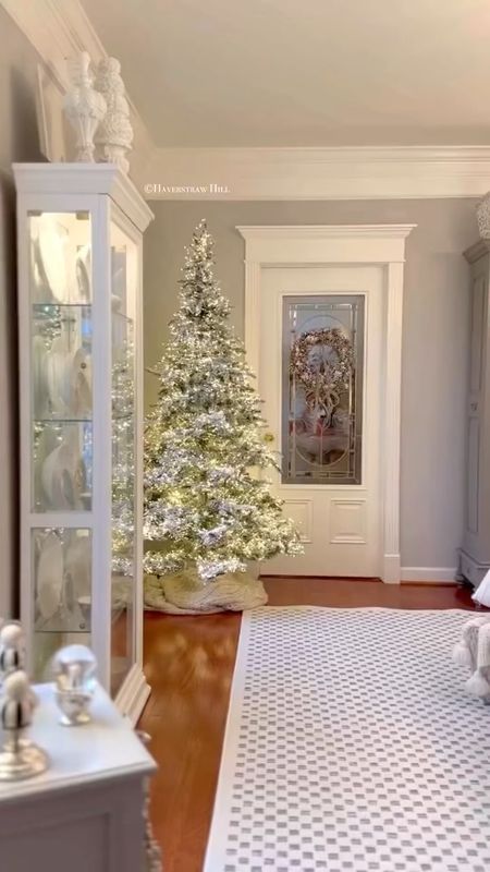 @haversttawhill’s Home decorated for christmas styled with my Lecompte Rug / christmas home decor / white christmas / clean christmas Decor / christmas tree / christmas wreath / christmas accents 

#LTKSeasonal #LTKHoliday #LTKhome