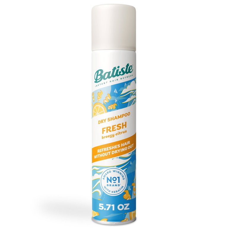 Batiste Fresh Dry Shampoo, Award-Winning, Instantly Refreshes & Absorbs Oil, 5.71 oz | Walmart (US)