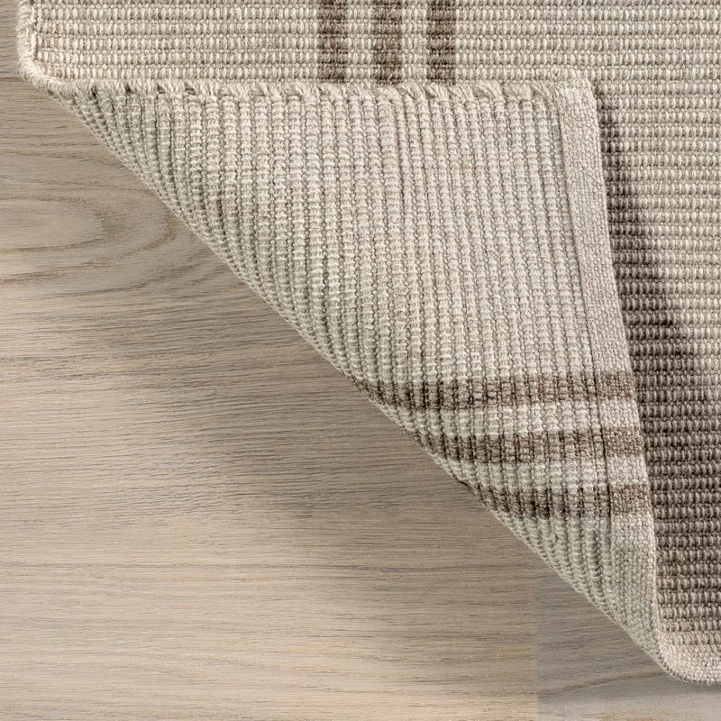 Hawthorn Striped Wool Area Rug | Wayfair North America