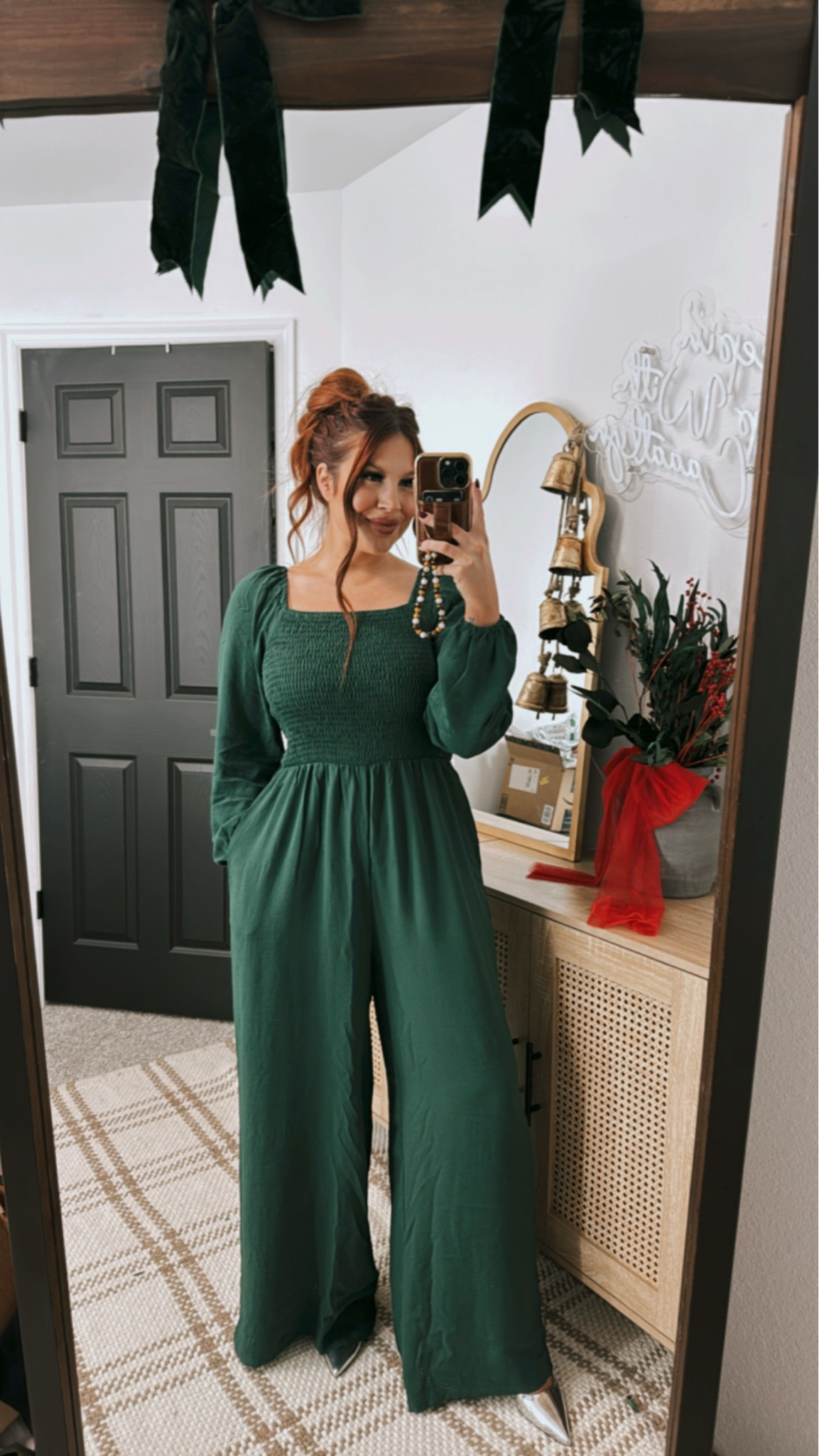 Wearing a size medium, 5’3 150lbs 🤍 #amazon #amazonhaul #holidayootd #christmasootd 

#LTKStyleTip #LTKHoliday #LTKFindsUnder50