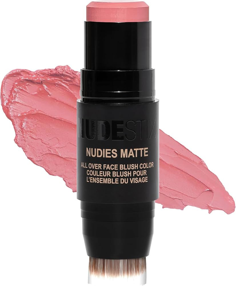 Nudestix Nudies Blush Stick \u2013 3-in-1 Cream Blush for Cheeks, Eyes & Lips with Built-In Brush... | Amazon (US)