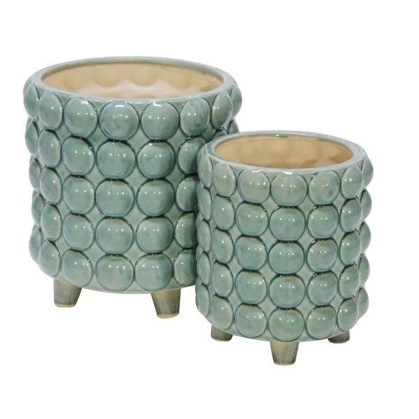 Dikomo 2-Piece Ceramic Pot Planter Set | Wayfair North America