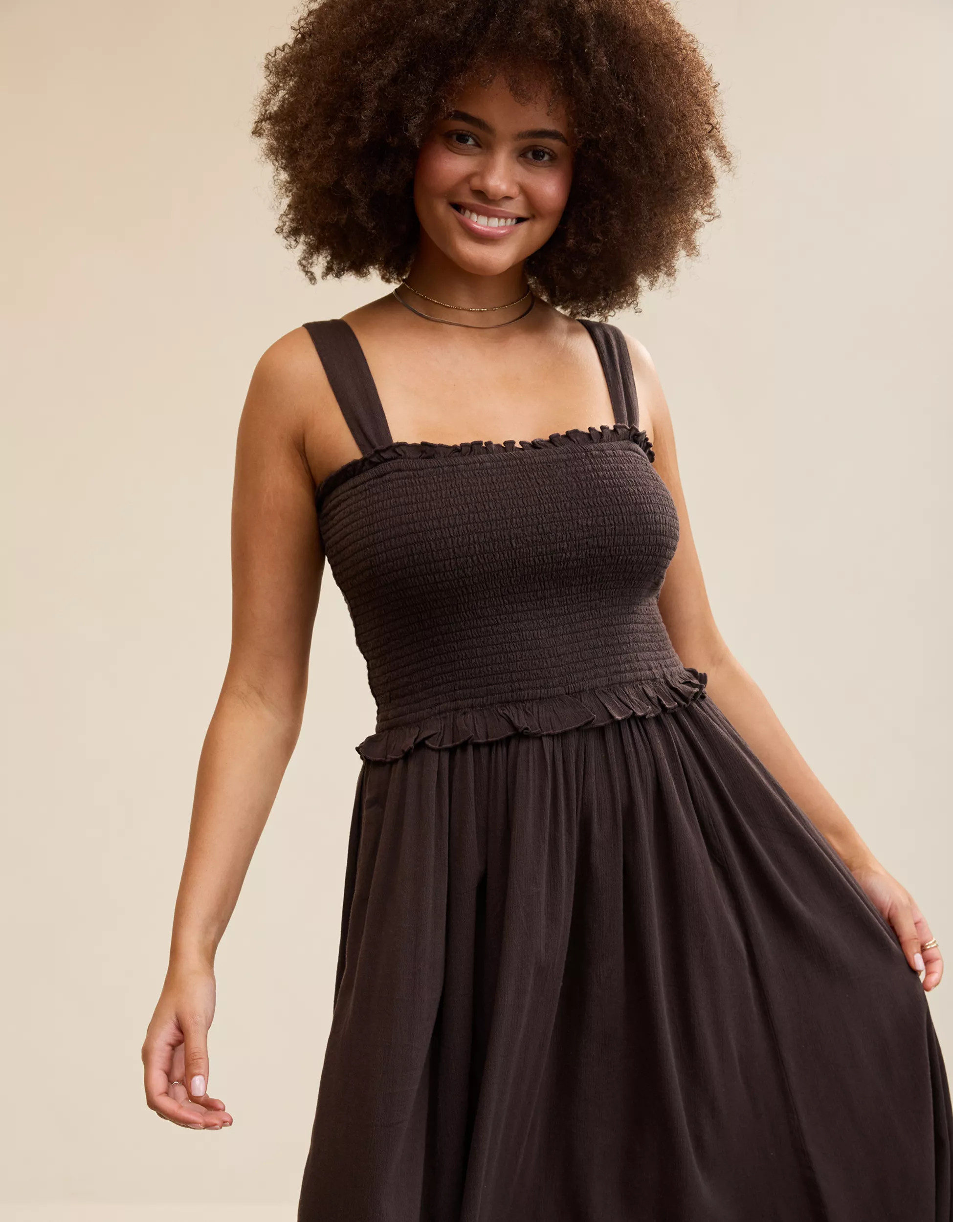 Aerie At The Barre Smocked Dress | Aerie