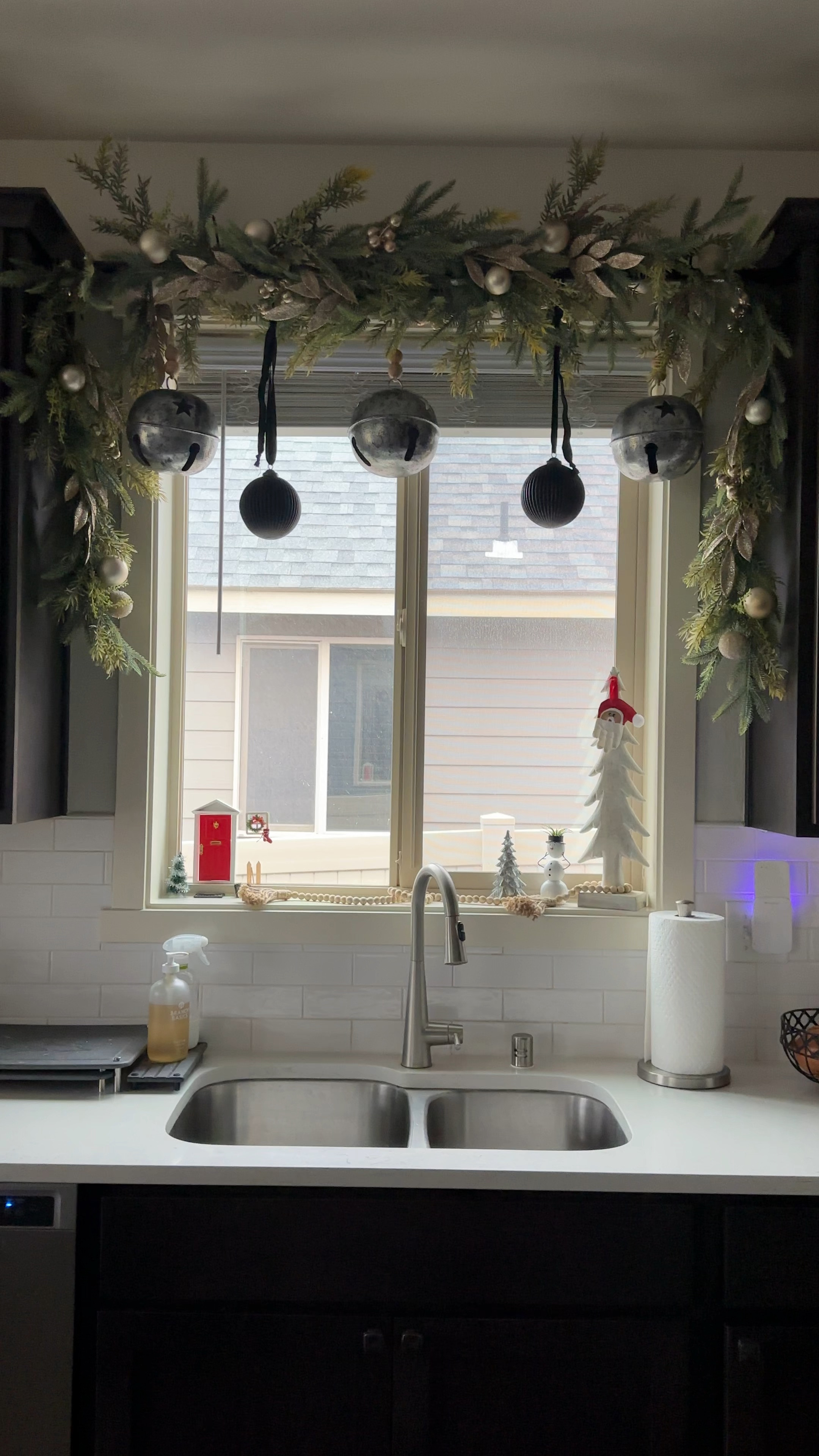 Holiday tension rod garland items 

#LTKSeasonal #LTKHome #LTKHoliday