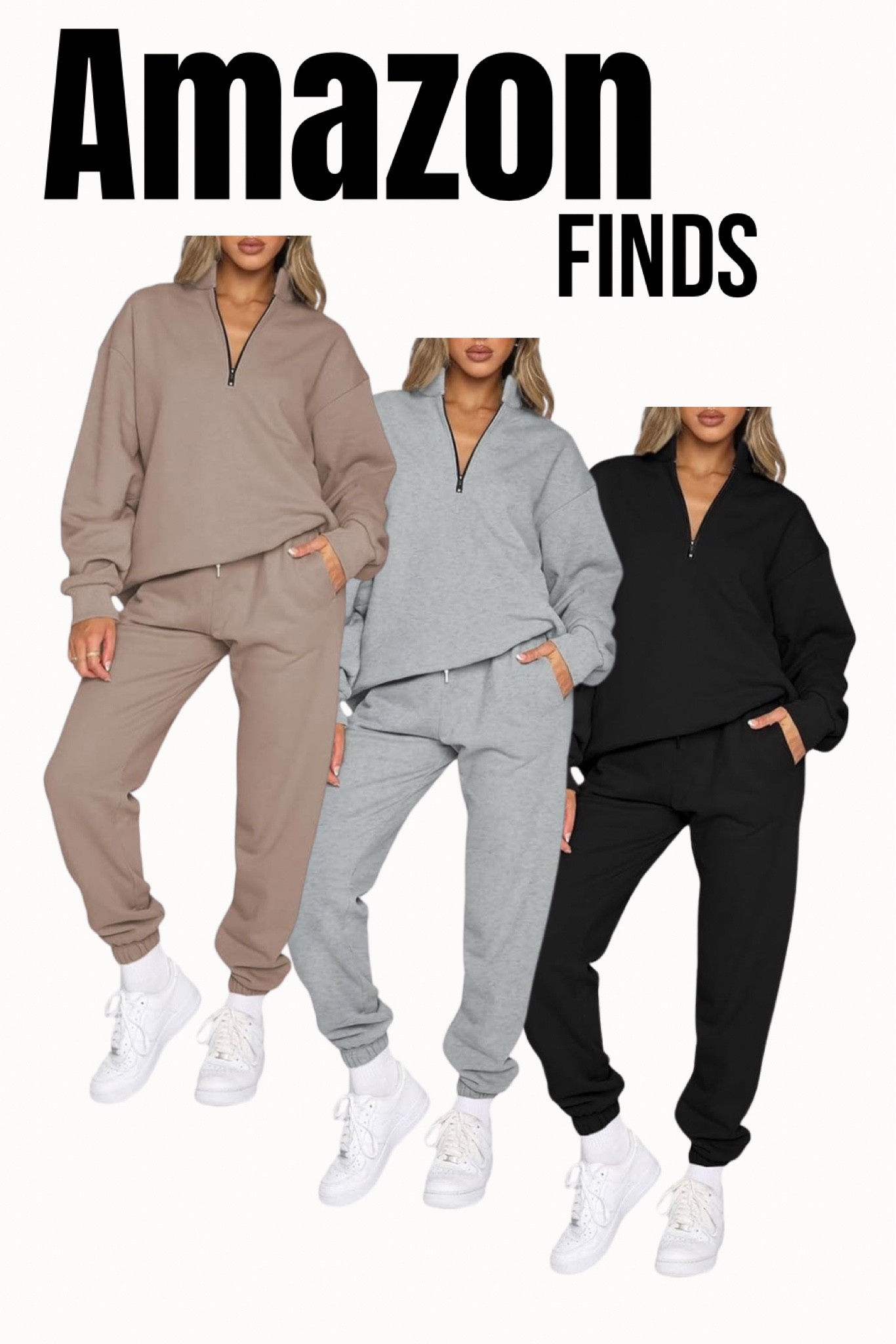 Amazon women’s jogger set, loungewear, jogger set, comfy outfit, womens style, mom fit 

#LTKfindsunder50 #LTKstyletip