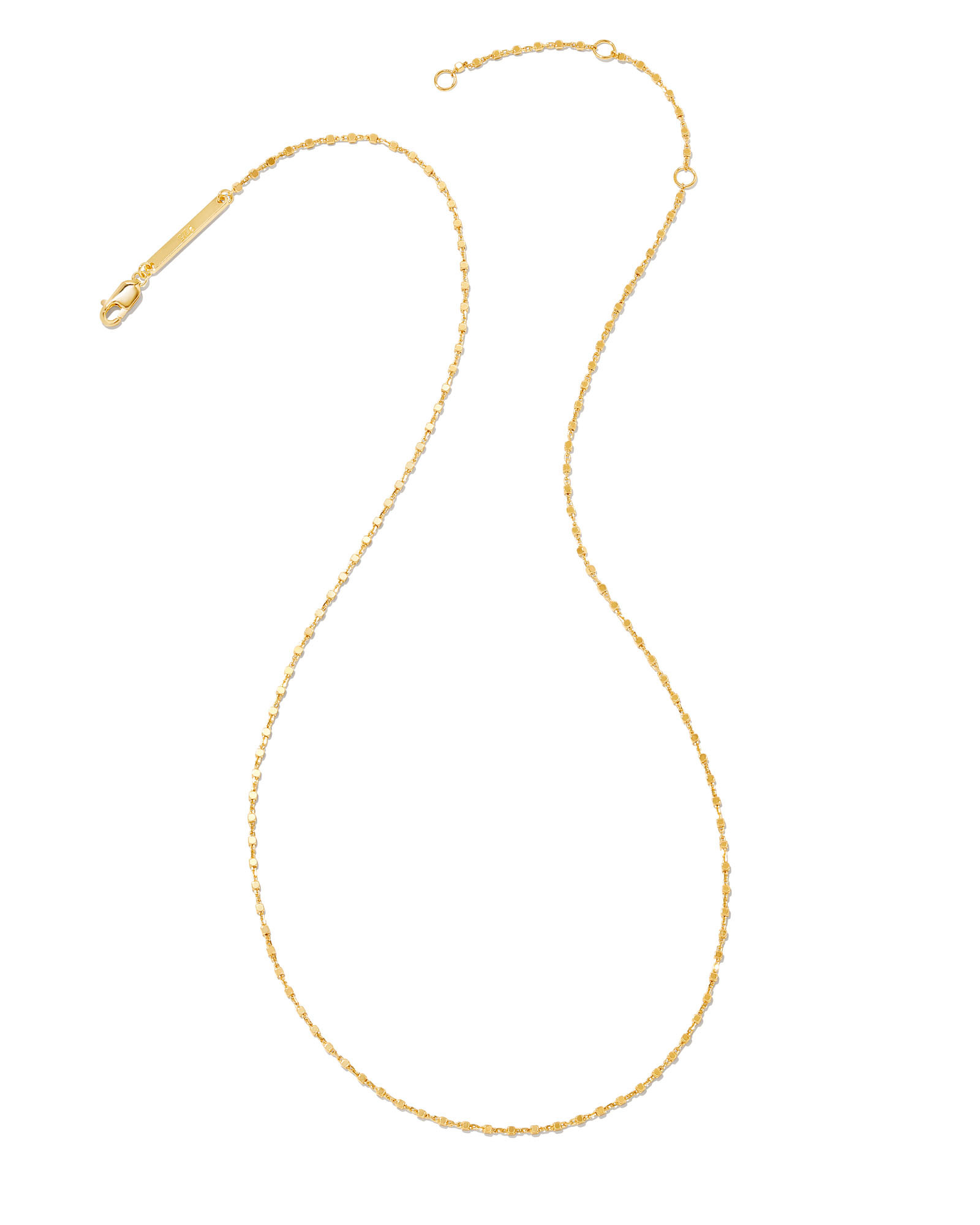 Beaded Satellite Chain Necklace in 18k Gold Vermeil | Kendra Scott