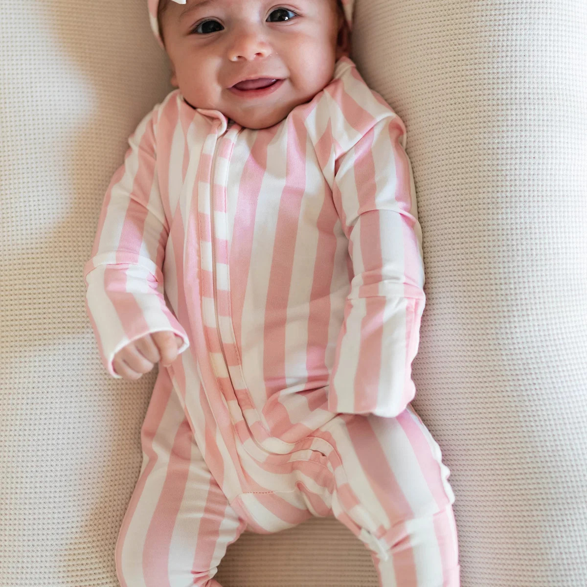 Infant Romper in Poppy | Silks Design