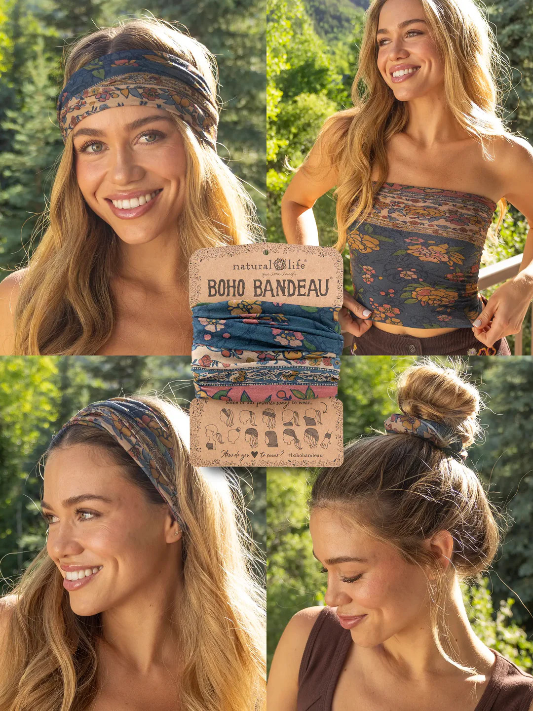 Full Boho Bandeau® Headband | Natural Life