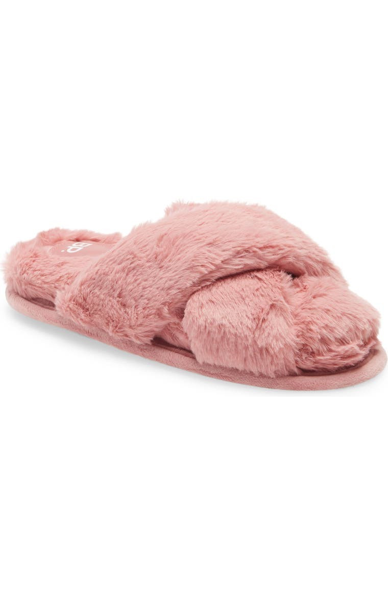 Sophie Criss Cross Plush Bedroom Slipper | Nordstrom