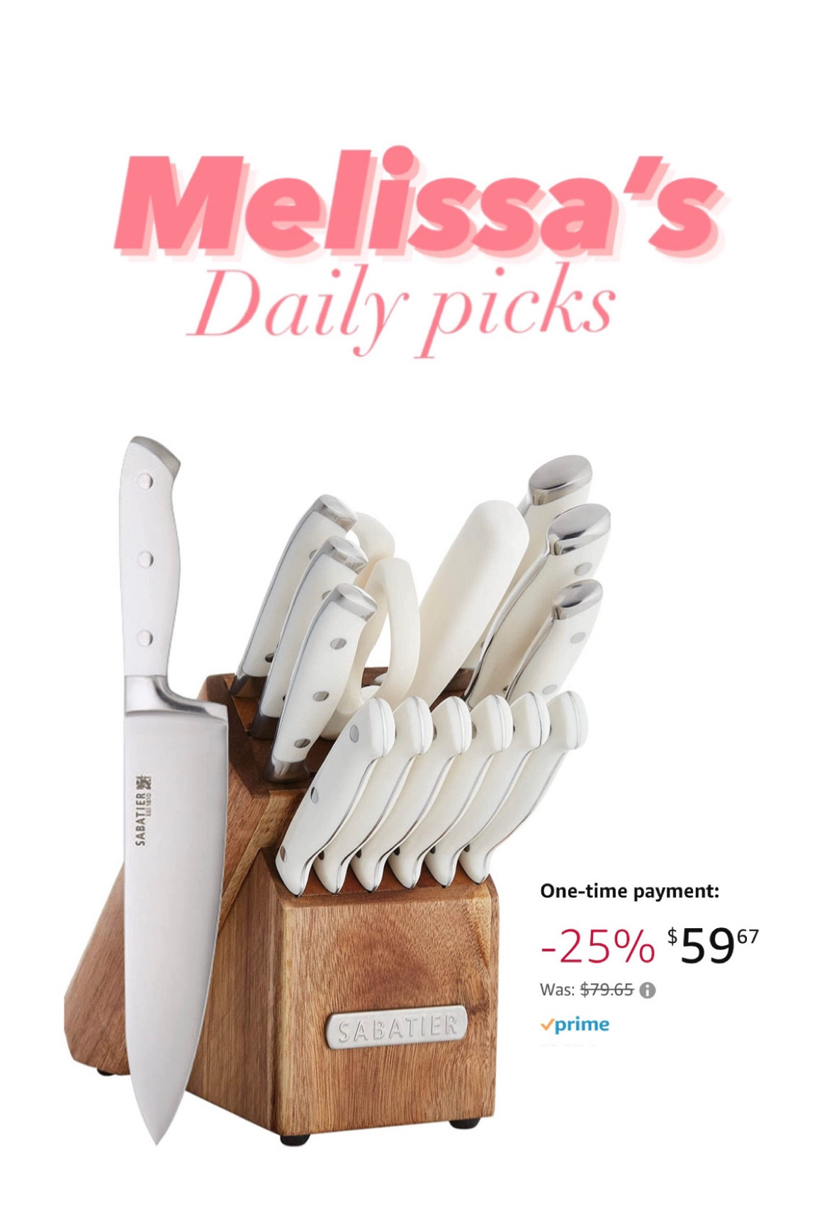 Knife set on sale! Kitchen knifes, kitchen, wedding registry. 

#LTKGiftGuide #LTKhome #LTKSale