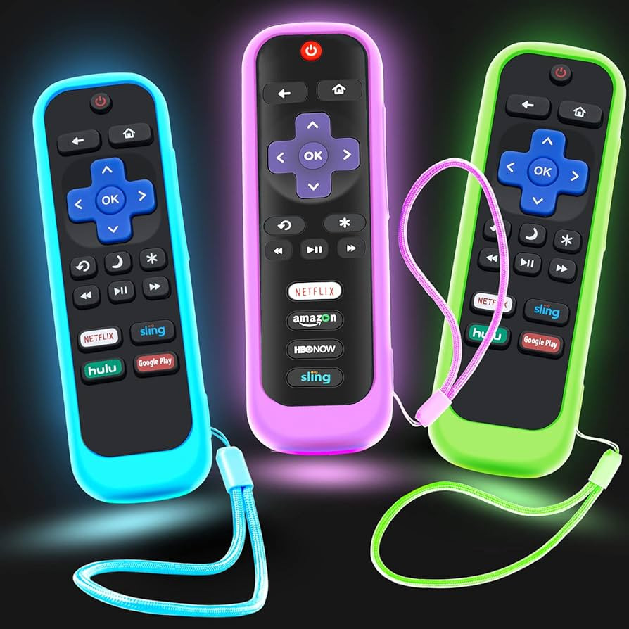 3Pack Case for Roku Remote, Cover for Hisense/TCL Roku TV Steaming Stick/Express Universal Replac... | Amazon (US)