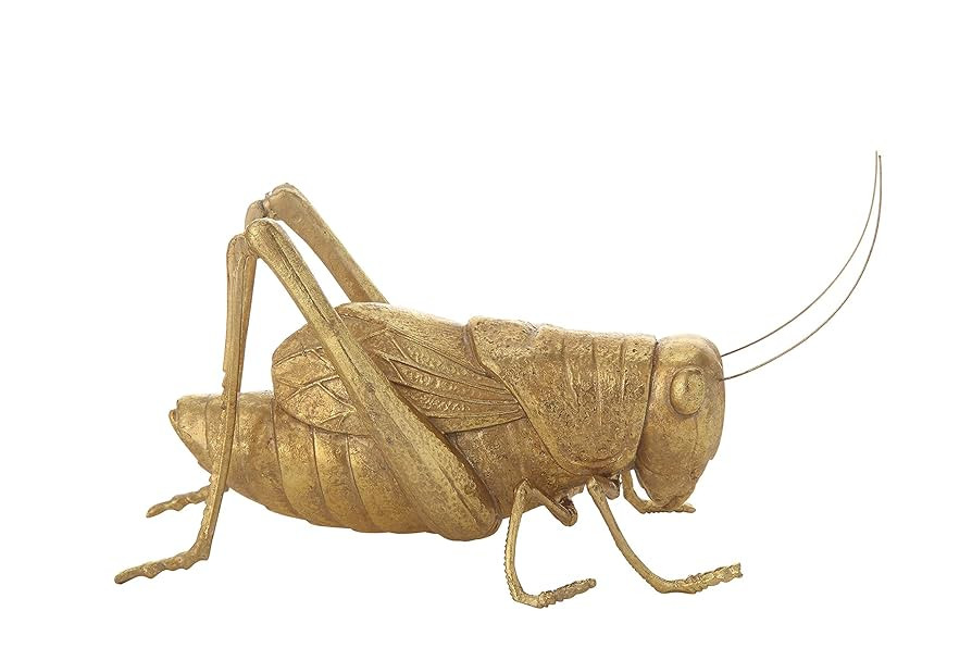 Creative Co-Op Gold Resin Cricket Figurine | Amazon (US)