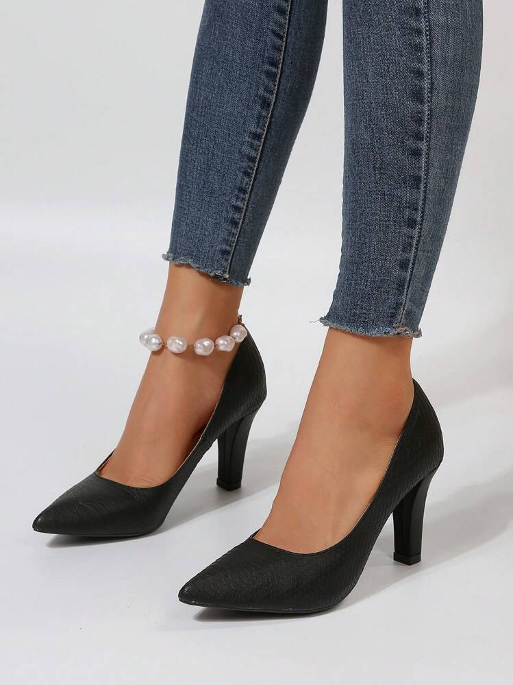 Women's Fashionable Versatile Sexy & Comfortable Lightweight Pointed Toe Commuter High Heel Shoes... | SHEIN