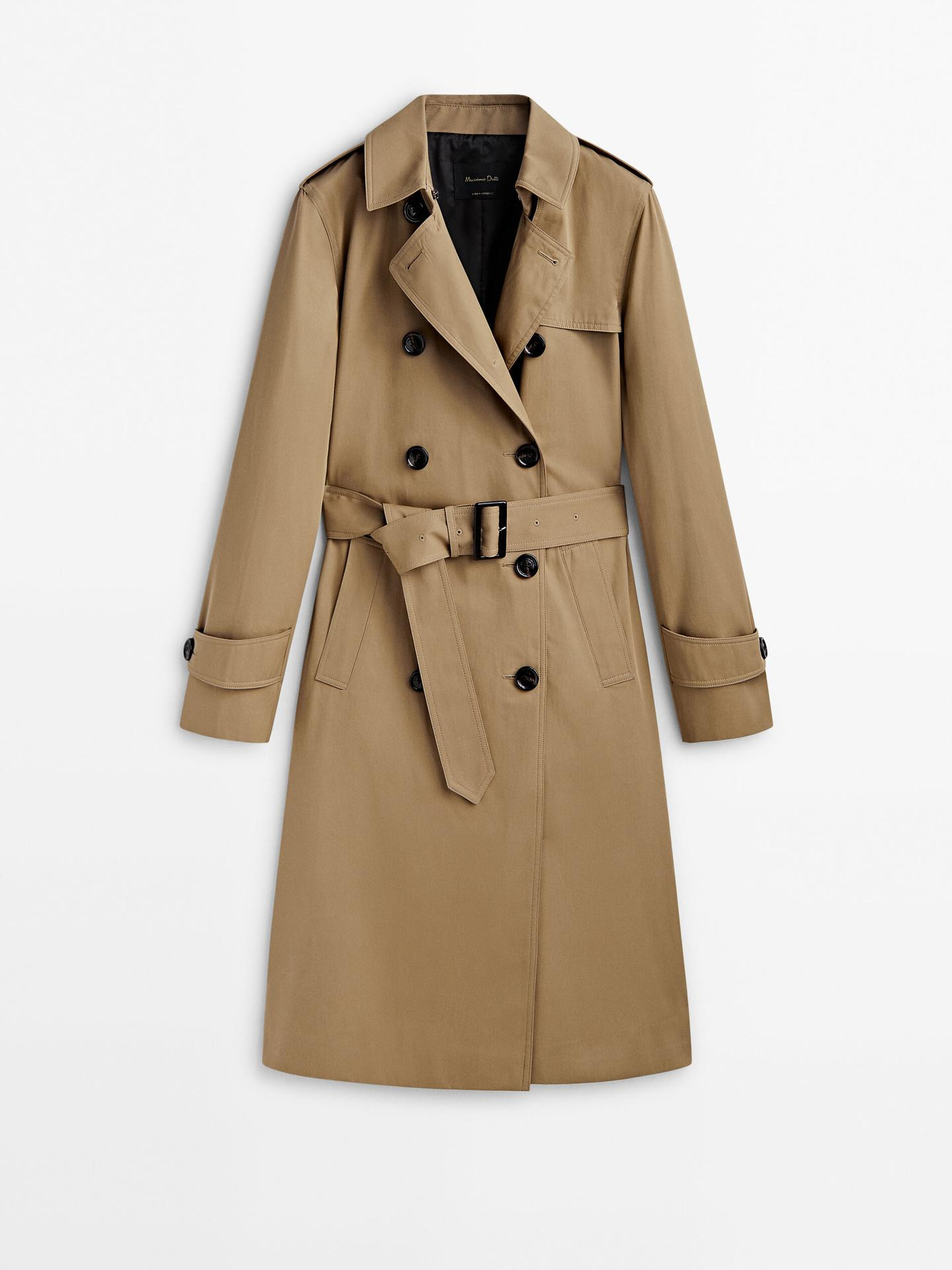 Trench coat with belt | Massimo Dutti US