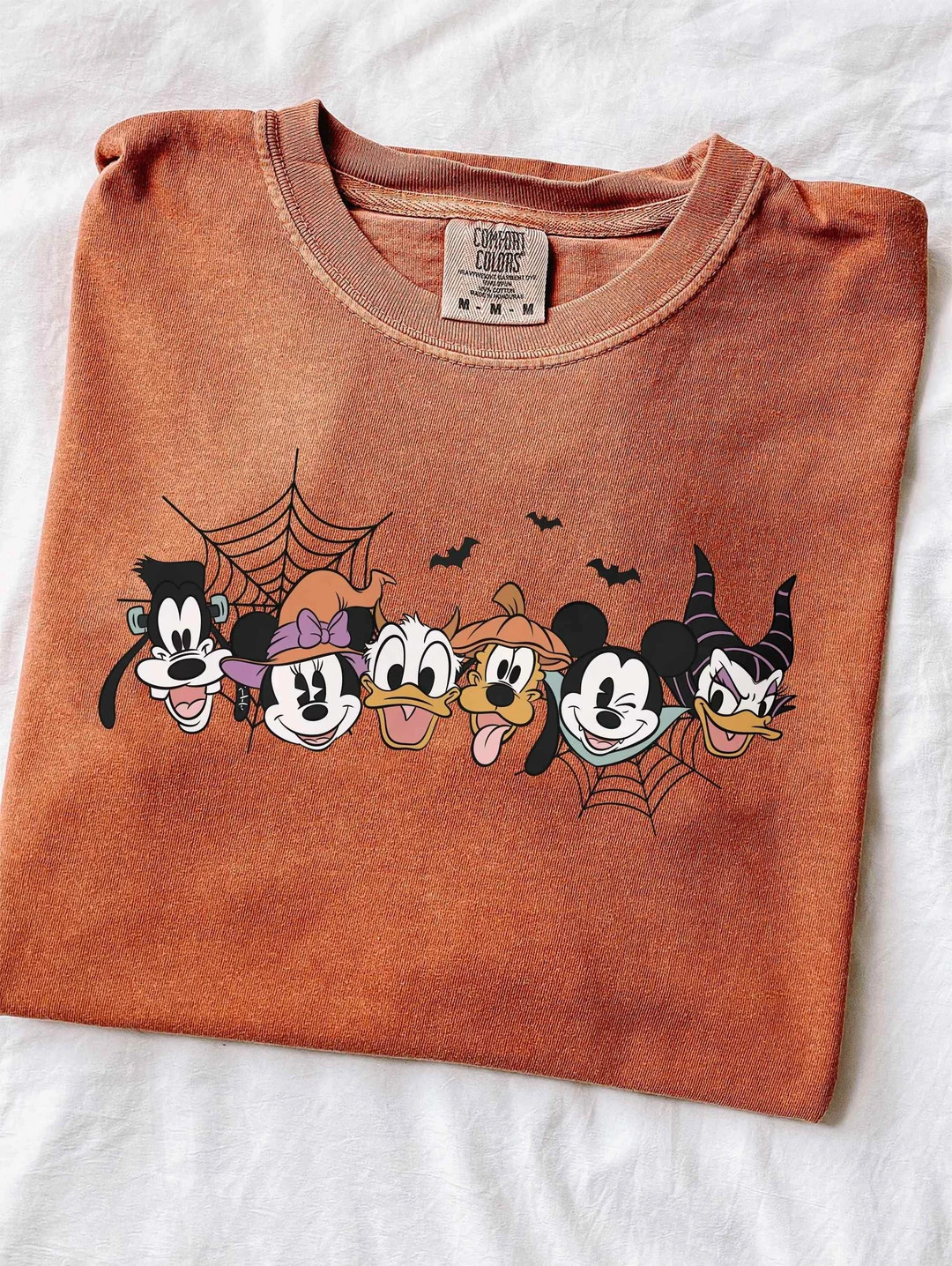 Spooky Mouse and Friends Comfort Colors® Shirt Mickey Boo - Etsy | Etsy (US)