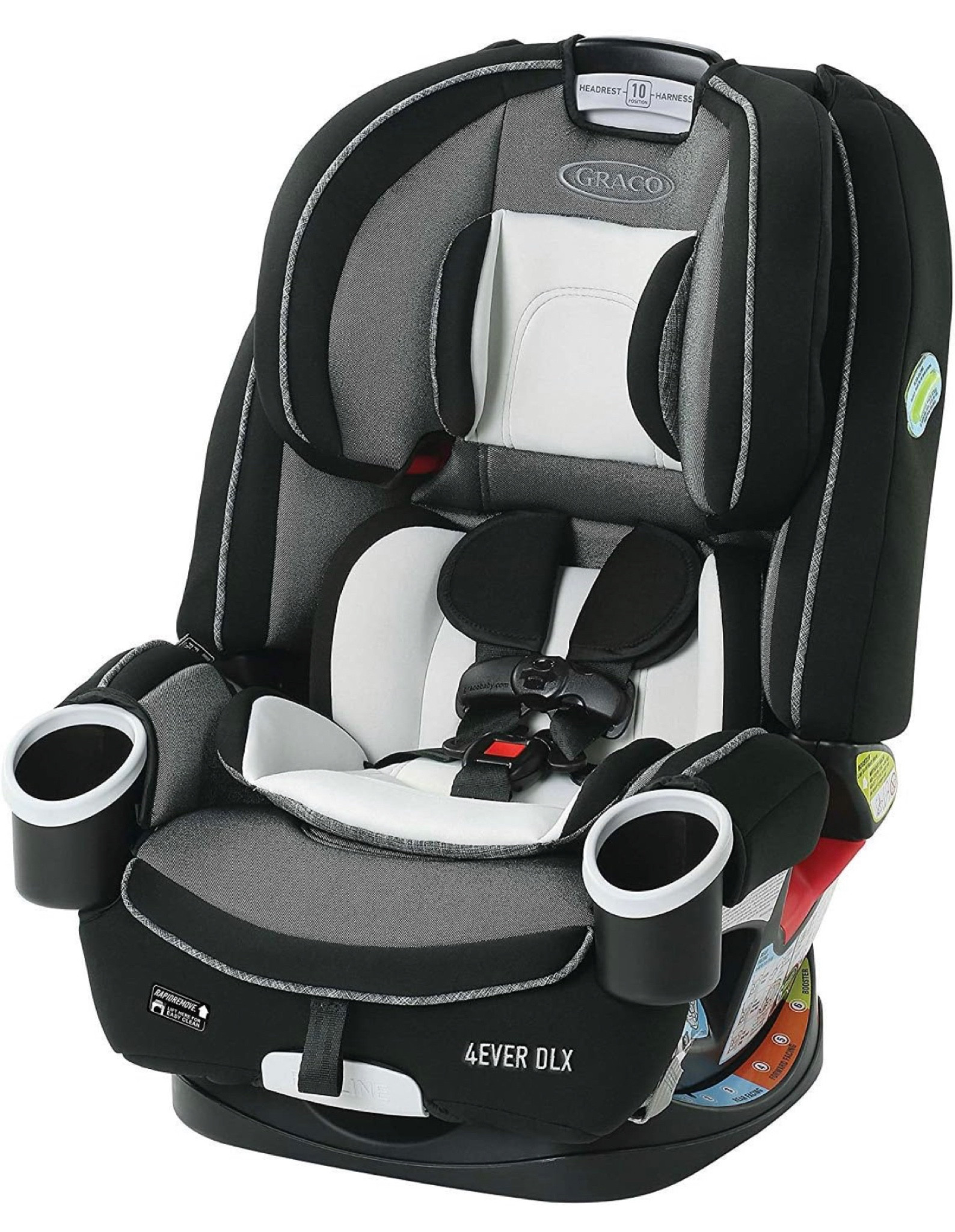Obsessed with this Graco 4Ever DLX car seat! The recline is LEGIT & Davis can sleep so peacefully and I don’t have to worry about her neck or her head bobbing. Recommend 100%!