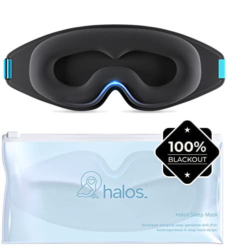 MyHalos® Sleep Mask - Eye Masks for Sleep - 100% Blackout Sleeping Mask for Women, Men & Side Sl... | Amazon (US)