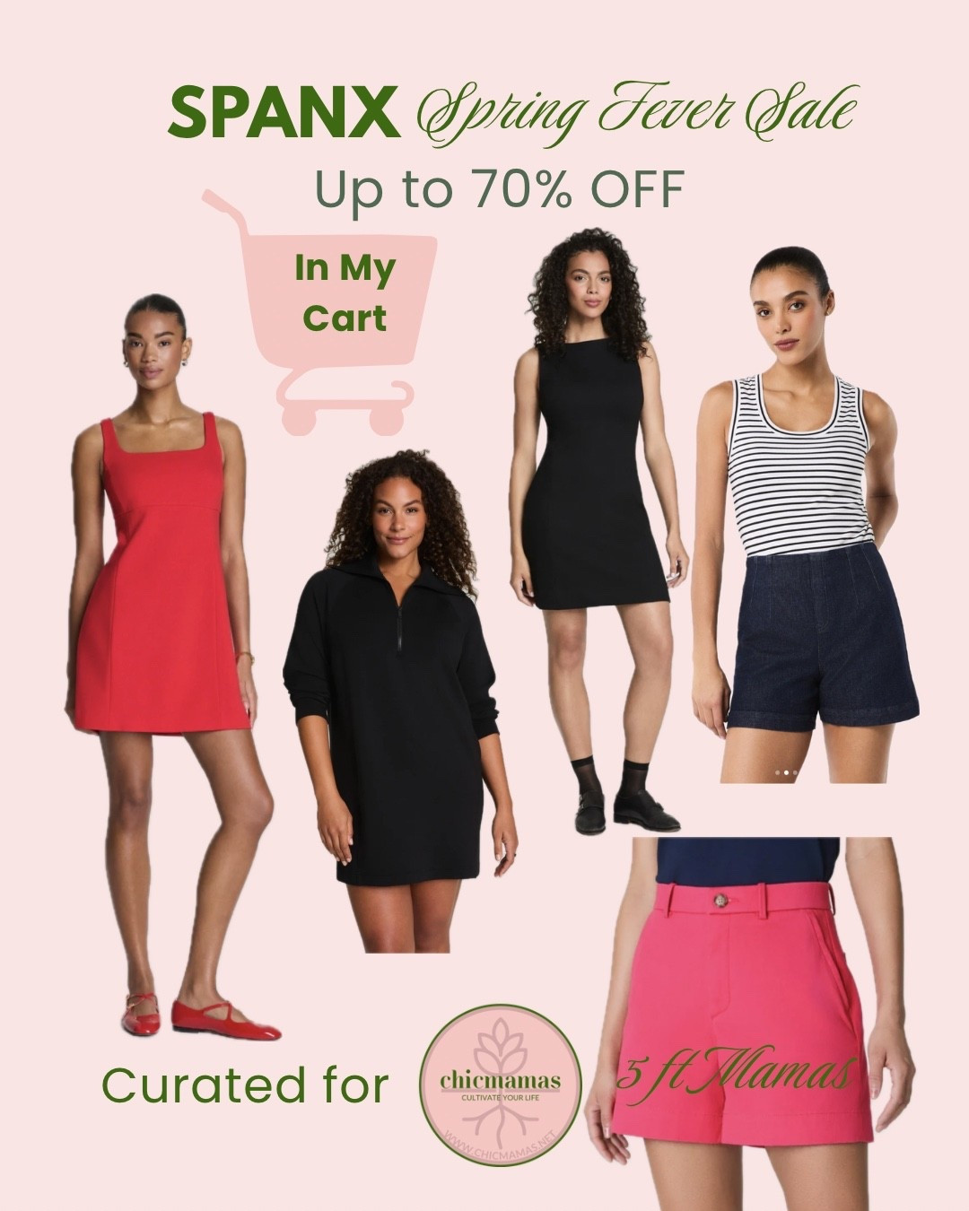 RUN 🏃‍♀️, Up to 70% OFF Spanx!
The Spring Fever sale is live and the good stuff is selling FAST. I curated this list specifically for my fellow petite mamas who want that signature Spanx lift without the extra fabric. That red dress is a total showstopper for spring!
 🛒 ♥
Tap to shop my sale favorites before they're gone! 
#PetiteFashion #Spanx #SpringSale
#MomStyle

#LTKPetite #LTKSaleAlert #LTKOver40