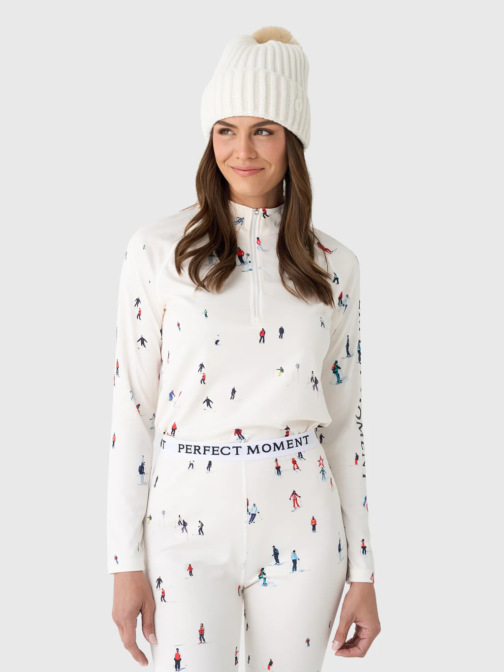 Perfect Moment Women's Quarter-Zip Base Layer Top | Saint Bernard