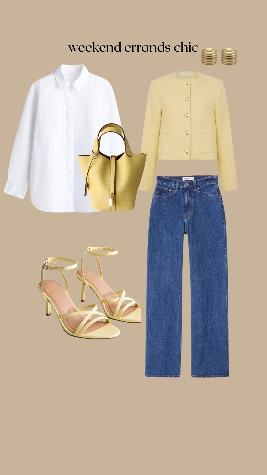 Butter yellow outfit inspo - weekend errand chic style 

#LTKspring #LTKstyletip #LTKsummer