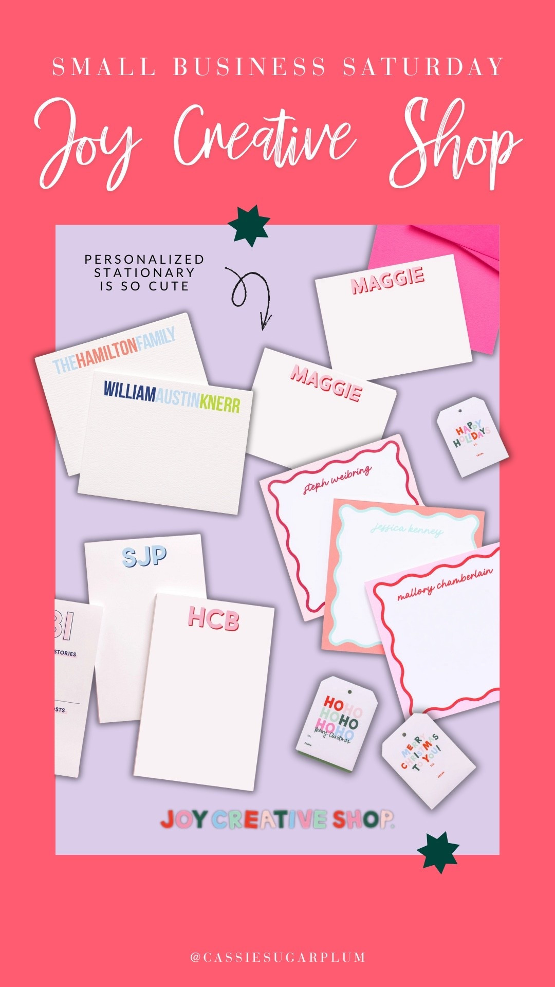 Small Business Saturday 🩷 Isn’t this personalized stationary from Joy Creative Shop so darling?? Get 15% off sitewide with code FRIDAY15 for Black Friday!

#LTKOver40 #LTKCyberWeek #LTKGiftGuide
