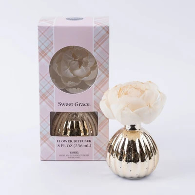 Sweet Grace Mercury Flower Diffuser | Bridgewater Candle Company