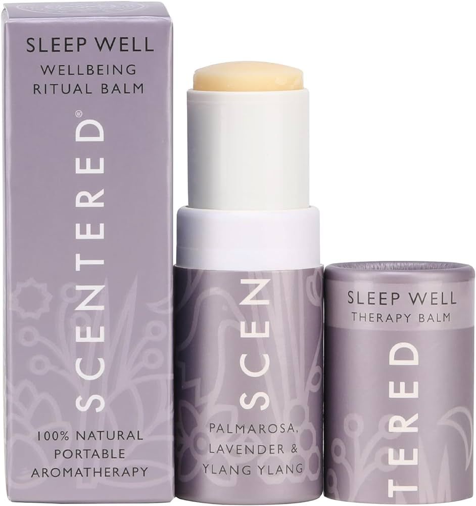 Scentered Sleep Well Aromatherapy Essential Oils Balm Stick for Restful Sleep & Relaxation - All-... | Amazon (US)