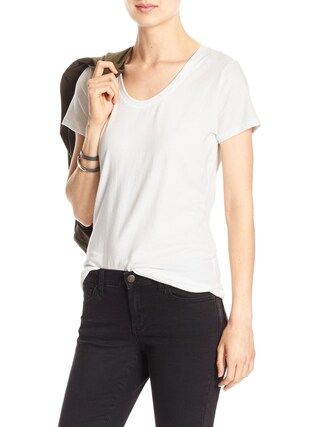 Timeless Scoop Neck T Shirt | Banana Republic Factory