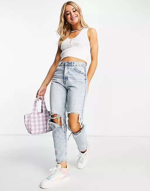 Cotton:On ribbed tank in white | ASOS (Global)
